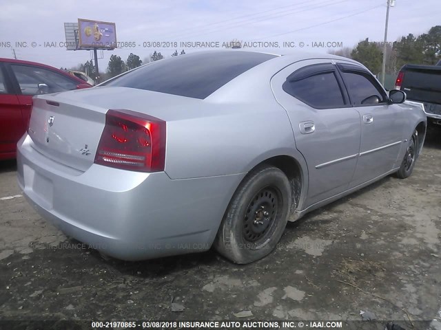 2B3KA53H96H516559 - 2006 DODGE CHARGER R/T SILVER photo 4