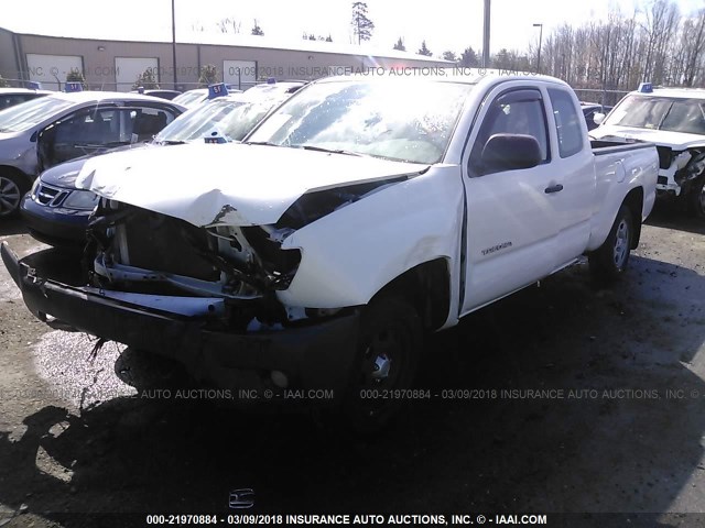5TFTX4CN9DX030117 - 2013 TOYOTA TACOMA ACCESS CAB Weiß Foto 2