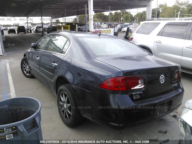 1G4HD57207U197438 - 2007 BUICK LUCERNE CXL BLUE photo 3