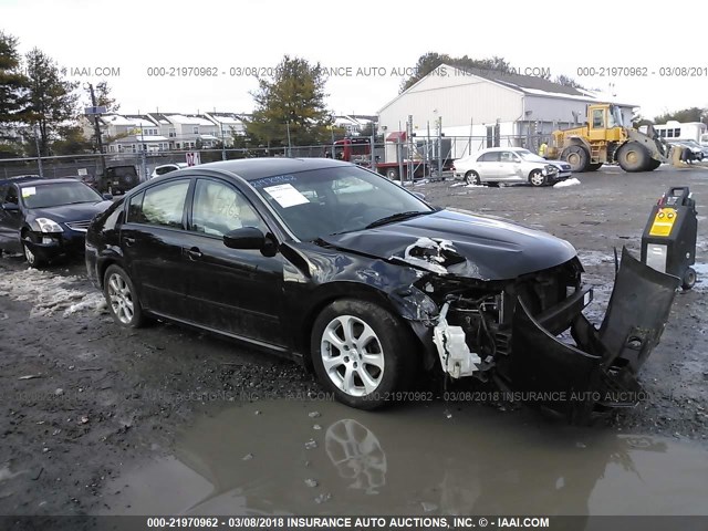 1N4BA41E37C804444 - 2007 NISSAN MAXIMA SE/SL BLACK photo 1