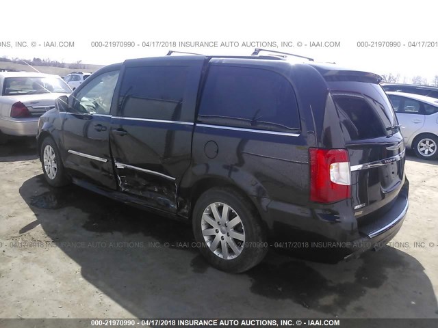 2C4RC1BG2ER358034 - 2014 CHRYSLER TOWN & COUNTRY TOURING BLACK photo 3