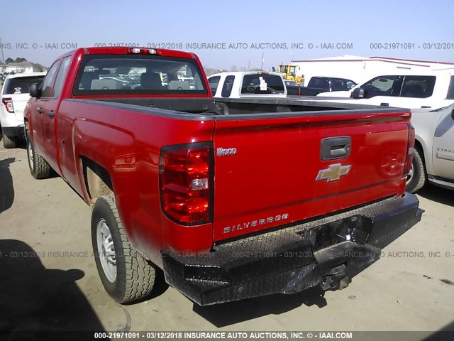 1GC2CUEG7FZ120704 - 2015 CHEVROLET SILVERADO C2500 HEAVY DUTY RED photo 3