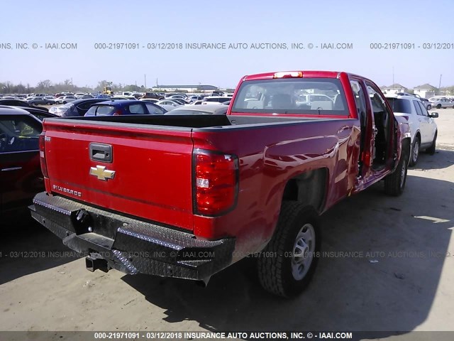 1GC2CUEG7FZ120704 - 2015 CHEVROLET SILVERADO C2500 HEAVY DUTY RED photo 4