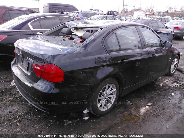 WBAPK5C57AA653611 - 2010 BMW 328 XI SULEV BLACK photo 4