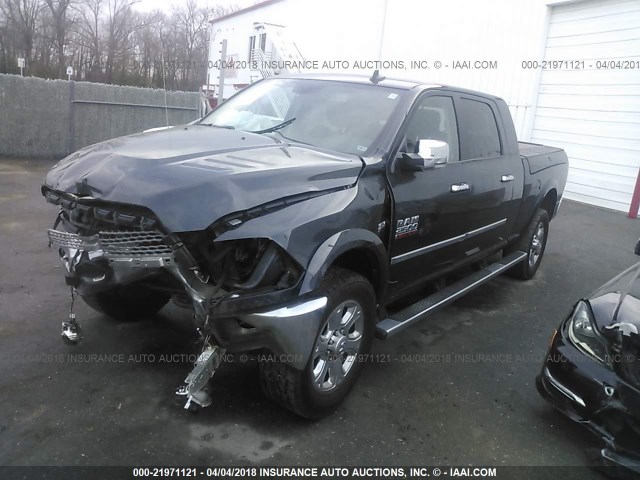 3C6TR5NT5EG206508 - 2014 RAM 2500 LARAMIE GRAY photo 2