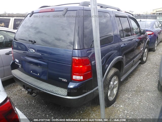 1FMDU73W55UA66425 - 2005 FORD EXPLORER XLT/XLT SPORT/NBX 深蓝色 照片 4