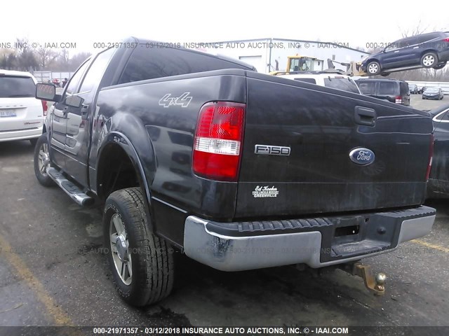 1FTPW14V68FB68839 - 2008 FORD F150 SUPERCREW BLACK photo 3