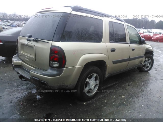 1GNET16S456169977 - 2005 CHEVROLET TRAILBLAZER EXT LS/EXT LT GOLD photo 4