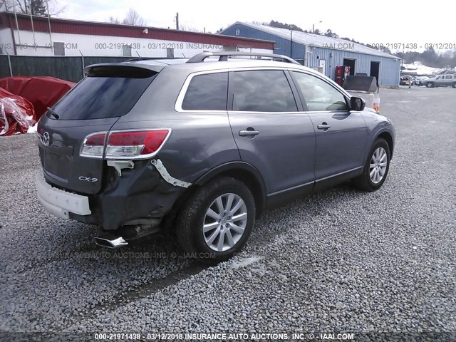 JM3TB38YX70101910 - 2007 MAZDA CX-9 GRAY photo 4