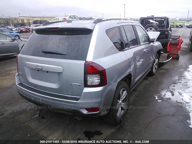 1C4NJDEB6HD177502 - 2017 JEEP COMPASS LATITUDE 银色 照片 4