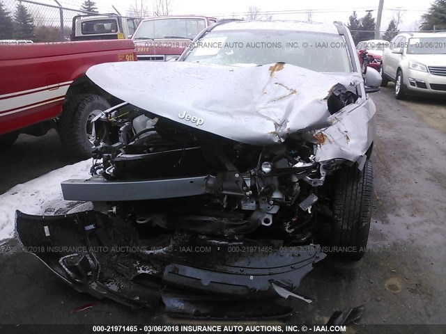 1C4NJDEB6HD177502 - 2017 JEEP COMPASS LATITUDE 银色 照片 6