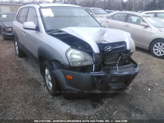 KM8JN12D05U065874 - 2005 HYUNDAI TUCSON GLS/LX GRAY photo 6