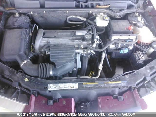 1G8AL52F25Z116016 - 2005 SATURN ION LEVEL 3 栗色 照片 10