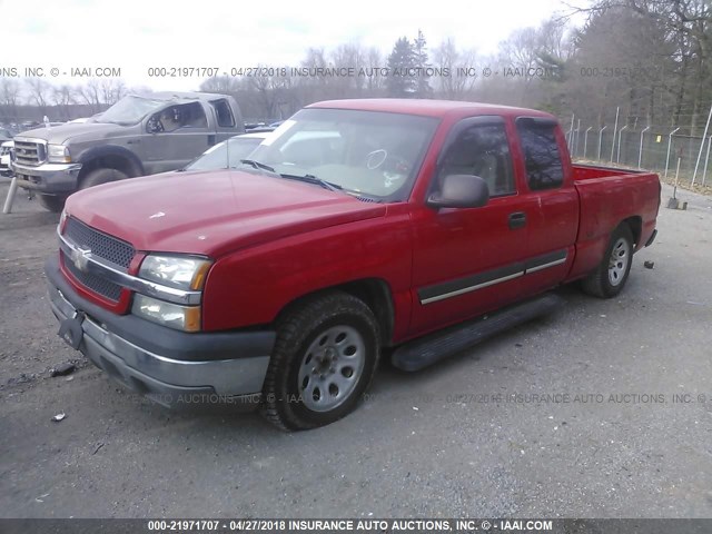 1GCEC19T73Z152891 - 2003 CHEVROLET SILVERADO C1500 RED photo 2