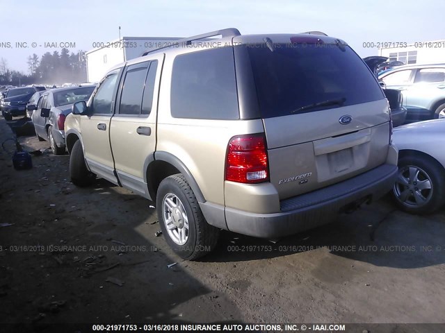 1FMZU63K83UA83813 - 2003 FORD EXPLORER XLT/XLT SPORT/NBX TAN photo 3