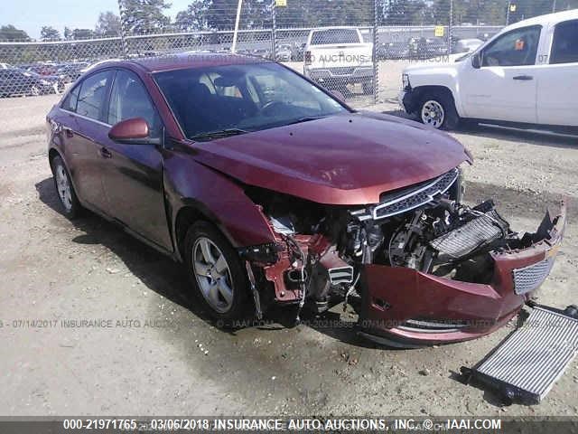 1G1PF5SC1C7318053 - 2012 CHEVROLET CRUZE LT ORANGE photo 1