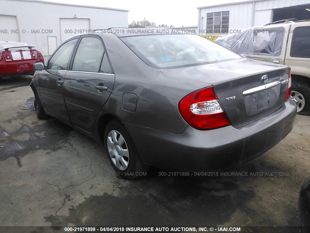 4T1BE32K34U937879 - 2004 TOYOTA CAMRY LE/XLE/SE GRAY photo 3