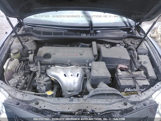 4T4BE46K99R073627 - 2009 TOYOTA CAMRY SE/LE/XLE GRAY photo 10