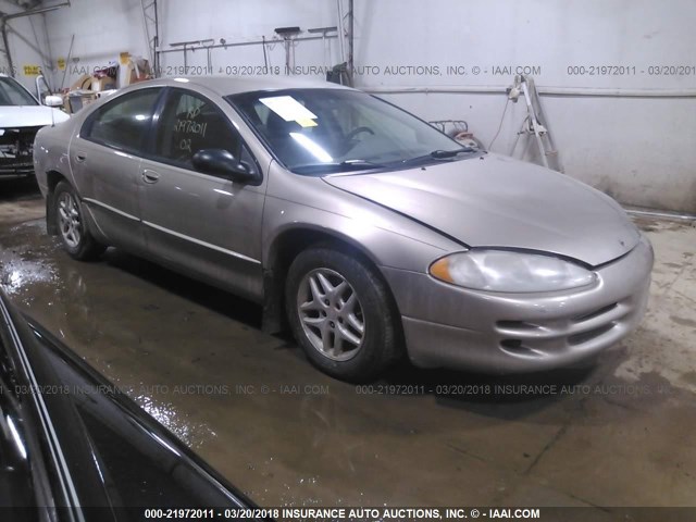 2B3HD46R22H126624 - 2002 DODGE INTREPID SE GOLD photo 1