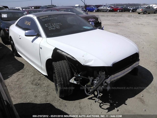 WAUVVAFRXCA032789 - 2012 AUDI S5 PRESTIGE WHITE photo 1