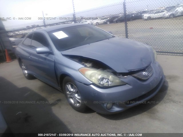 4T1CA38PX5U056908 - 2005 TOYOTA CAMRY SOLARA SE/SLE ლურჯი ფოტო 1