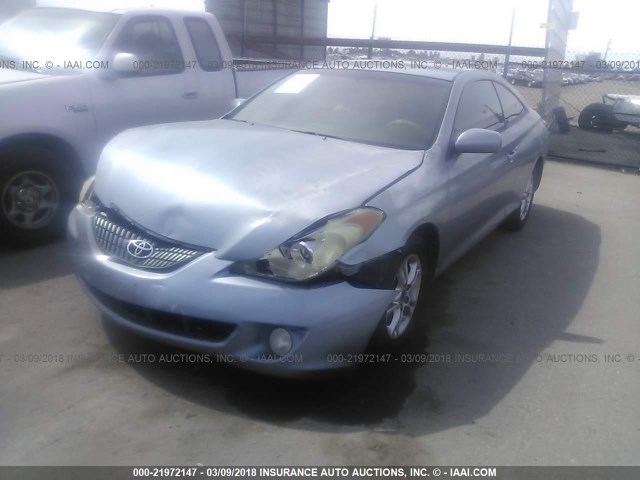 4T1CA38PX5U056908 - 2005 TOYOTA CAMRY SOLARA SE/SLE ლურჯი ფოტო 2