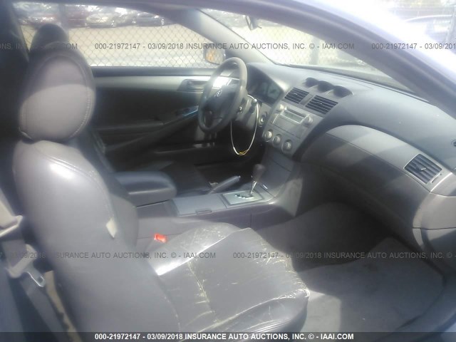 4T1CA38PX5U056908 - 2005 TOYOTA CAMRY SOLARA SE/SLE ლურჯი ფოტო 5