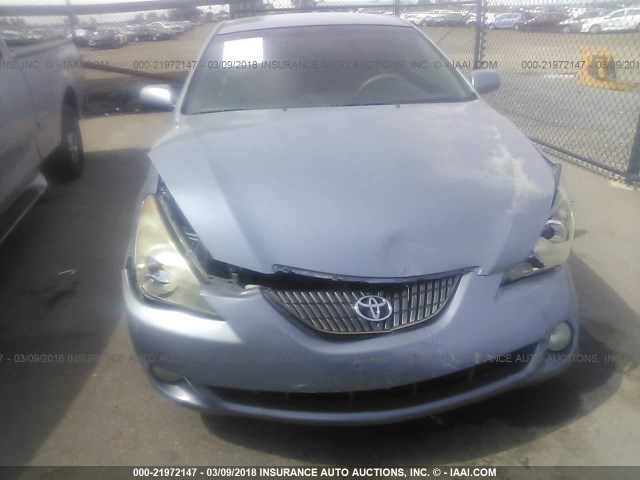 4T1CA38PX5U056908 - 2005 TOYOTA CAMRY SOLARA SE/SLE ლურჯი ფოტო 6