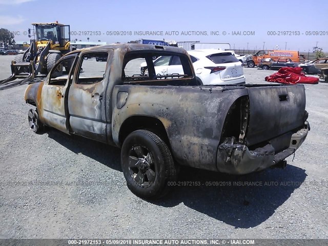 5TEJU62N98Z556128 - 2008 TOYOTA TACOMA DOUBLE CAB PRERUNNER BROWN photo 3