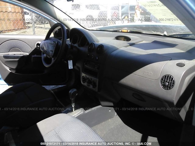 KL1TD66627B766902 - 2007 CHEVROLET AVEO LS BLUE photo 5