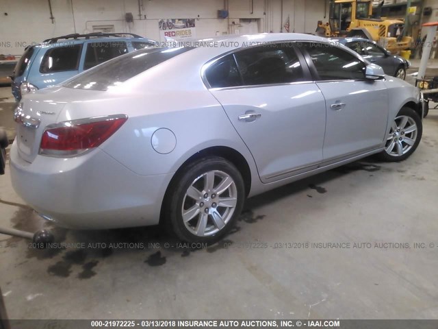 1G4GD5E35CF120683 - 2012 BUICK LACROSSE PREMIUM SILVER photo 4