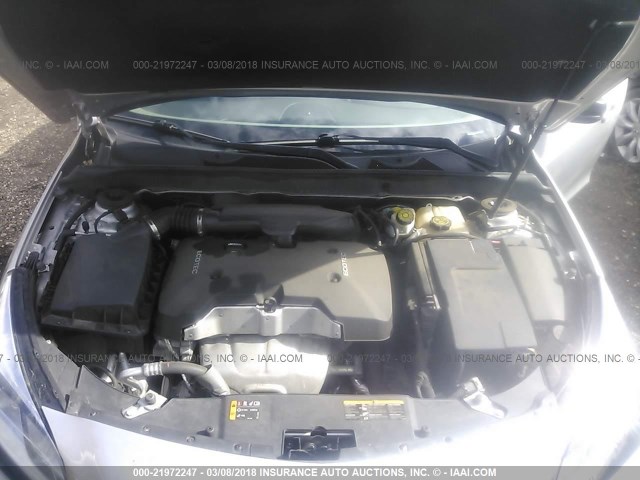 1G11A5SL8EF274808 - 2014 CHEVROLET MALIBU LS 银色 照片 10