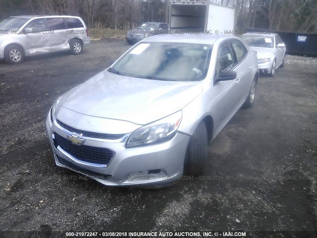 1G11A5SL8EF274808 - 2014 CHEVROLET MALIBU LS 银色 照片 2