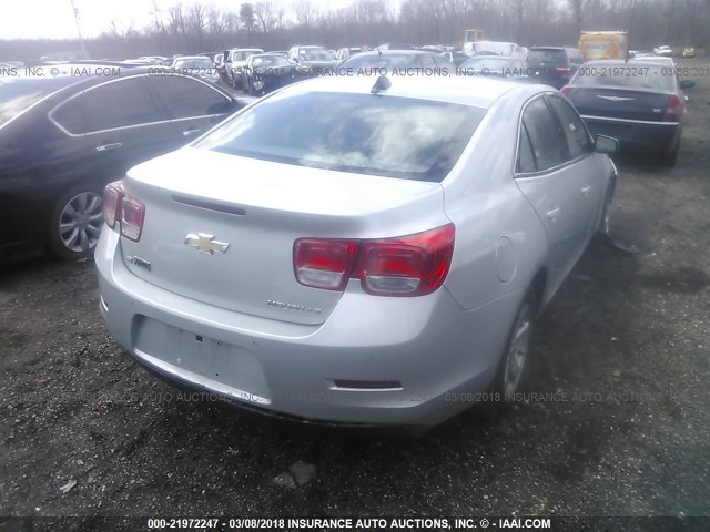 1G11A5SL8EF274808 - 2014 CHEVROLET MALIBU LS 银色 照片 4