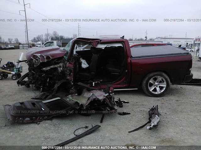 1C6RR7MT9ES422071 - 2014 RAM 1500 SPORT MAROON photo 6