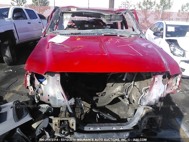 1FTSW21P06EB87427 - 2006 FORD F250 SUPER DUTY RED photo 6