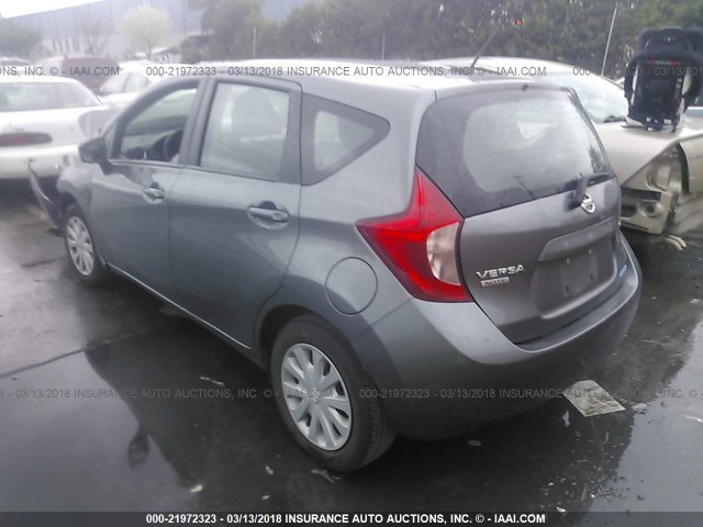 3N1CE2CPXGL385215 - 2016 NISSAN VERSA NOTE S/S PLUS/SV/SL/SR GRAY photo 3