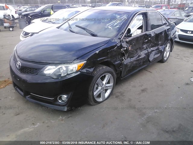 4T1BF1FK7EU393335 - 2014 TOYOTA CAMRY L/SE/LE/XLE 黑色 照片 2