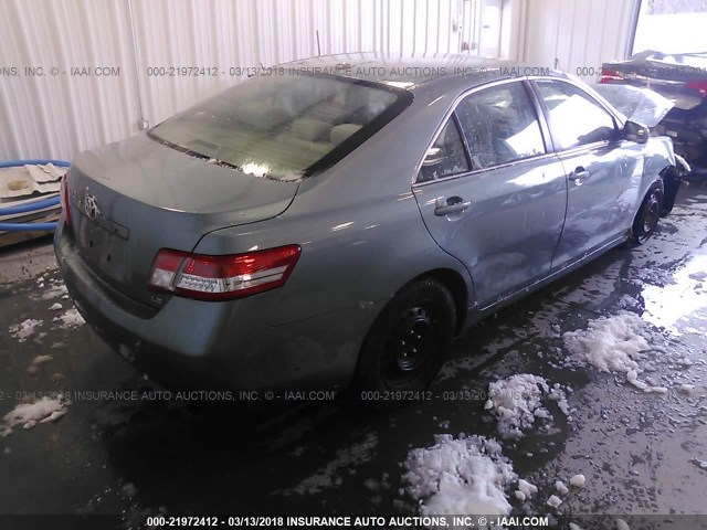 4T1BF3EK8BU674780 - 2011 TOYOTA CAMRY SE/LE/XLE 绿色 照片 4