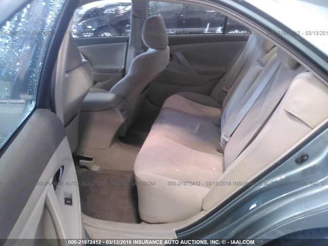 4T1BF3EK8BU674780 - 2011 TOYOTA CAMRY SE/LE/XLE 绿色 照片 8