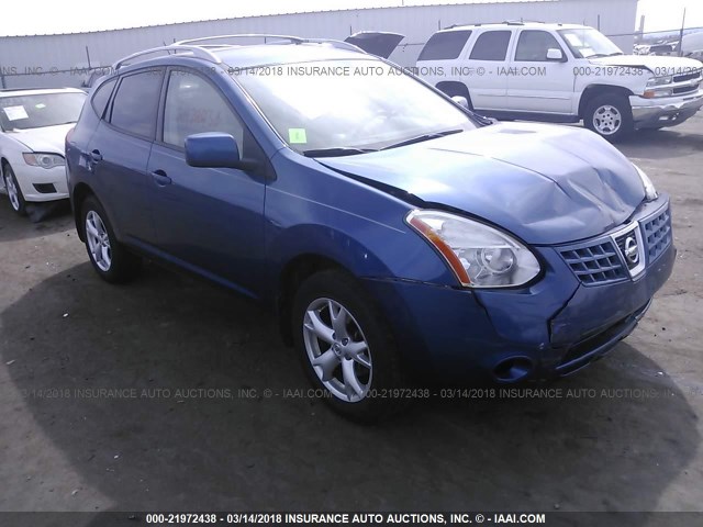 JN8AS58V38W146904 - 2008 NISSAN ROGUE S/SL BLUE photo 1