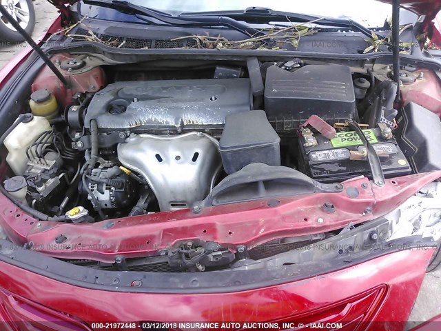4T1BE46K99U338234 - 2009 TOYOTA CAMRY SE/LE/XLE 红色 照片 10