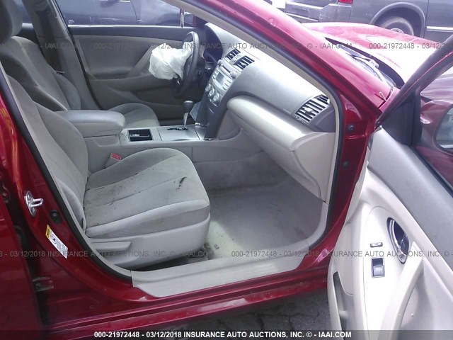 4T1BE46K99U338234 - 2009 TOYOTA CAMRY SE/LE/XLE 红色 照片 5