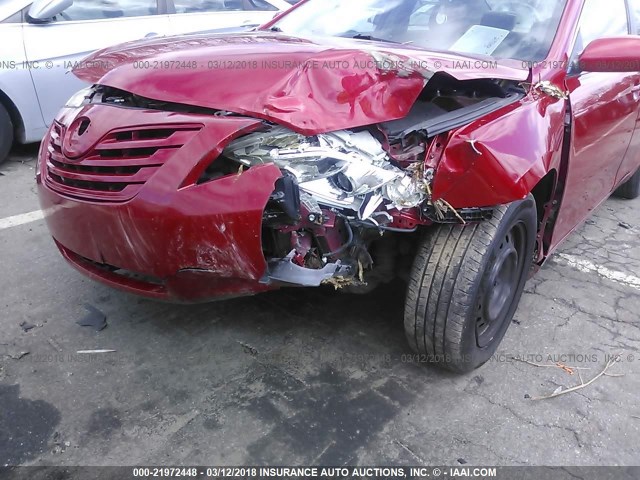 4T1BE46K99U338234 - 2009 TOYOTA CAMRY SE/LE/XLE 红色 照片 6