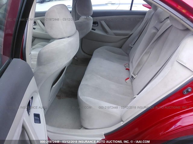 4T1BE46K99U338234 - 2009 TOYOTA CAMRY SE/LE/XLE 红色 照片 8