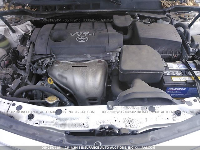 4T1BF3EK6AU534824 - 2010 TOYOTA CAMRY SE/LE/XLE 白色 照片 10