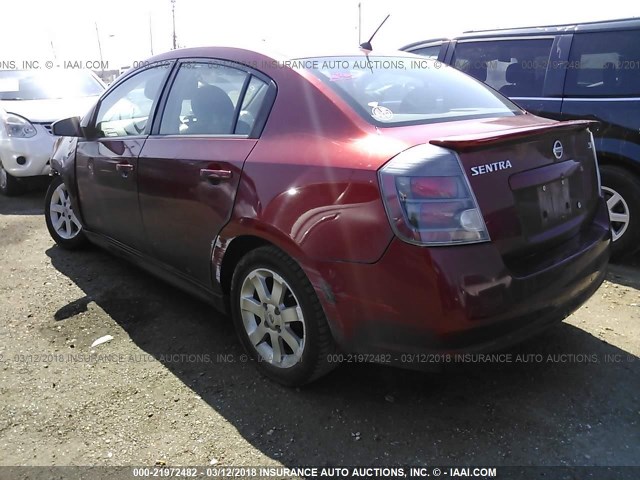 3N1AB6AP7AL714423 - 2010 NISSAN SENTRA 2.0/2.0S/SR/2.0SL RED photo 3