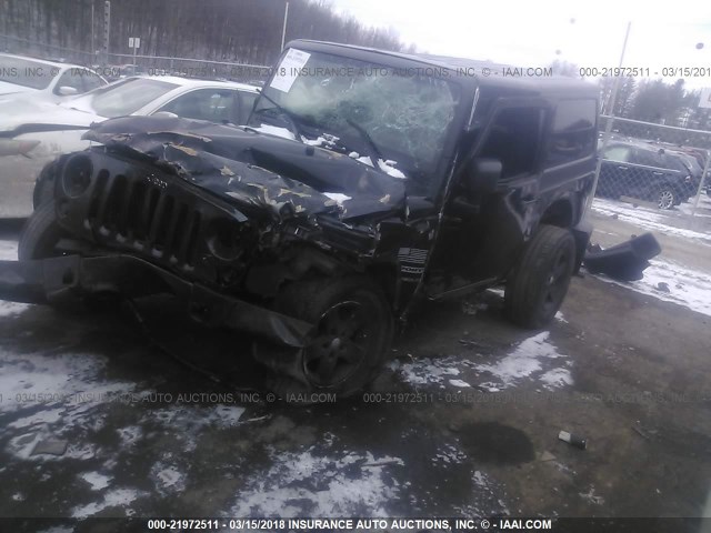 1C4AJWAG6FL771103 - 2015 JEEP WRANGLER SPORT 黑色 照片 2