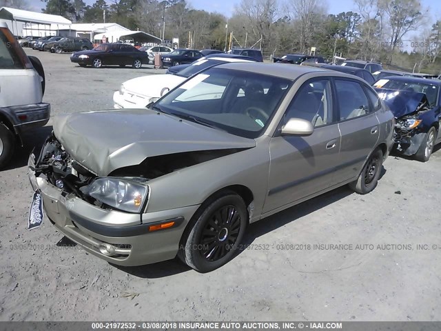 KMHDN56D46U200693 - 2006 HYUNDAI ELANTRA GLS/GT/LIMITED GOLD photo 2