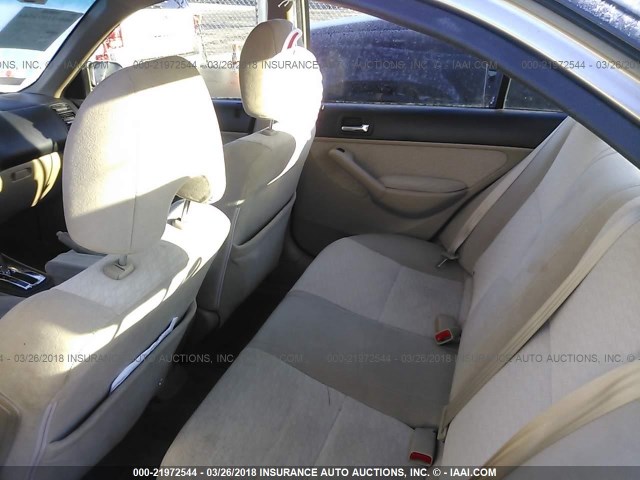 JHMES96694S009806 - 2004 HONDA CIVIC HYBRID GOLD photo 8